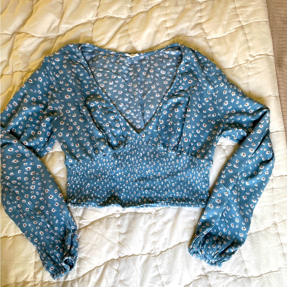 Daisy cropped blouse